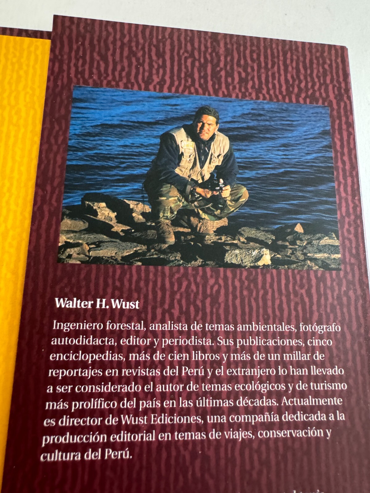 Peru The Living Land Book Tierra Viva Andes Amazon Plains English and Spanish