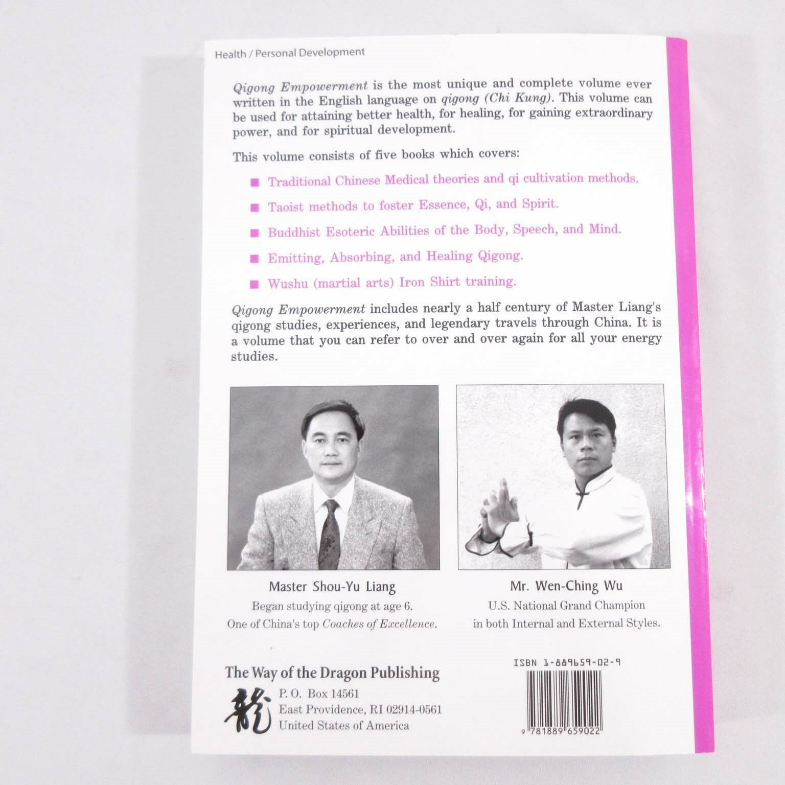 Qigong Empowerment Softcover Book Master Shou-Yu Liang 348 Pages 1997