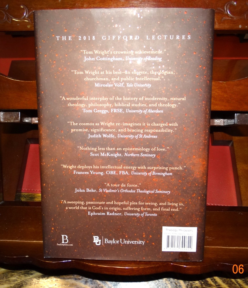 History and Eschatology : Jesus and the Promise of Natural Theology by N. T….