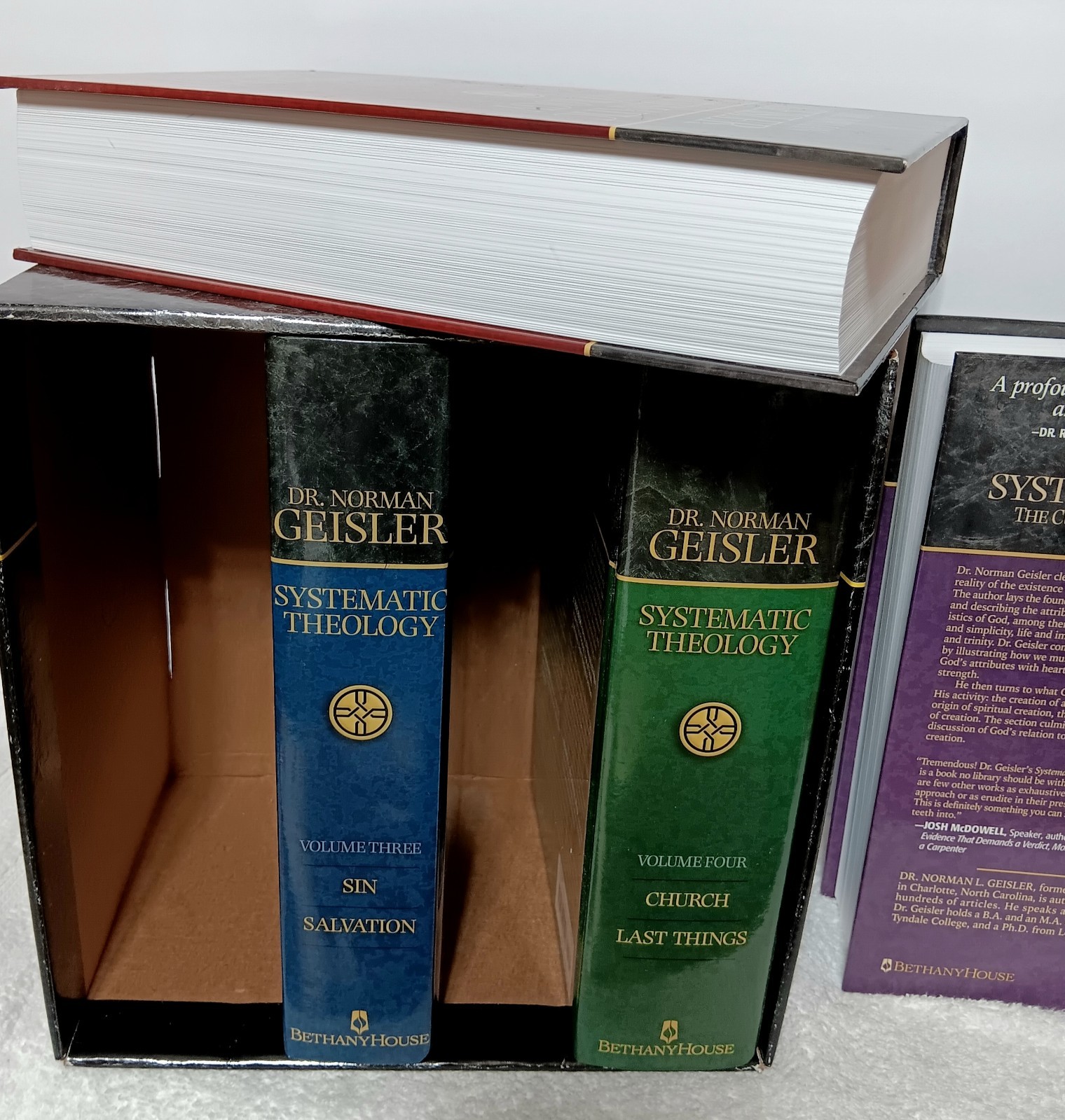 Systematic Theology: Vols. 1-4 by Dr. Norman Geisler – HC Pub. by Bethany House
