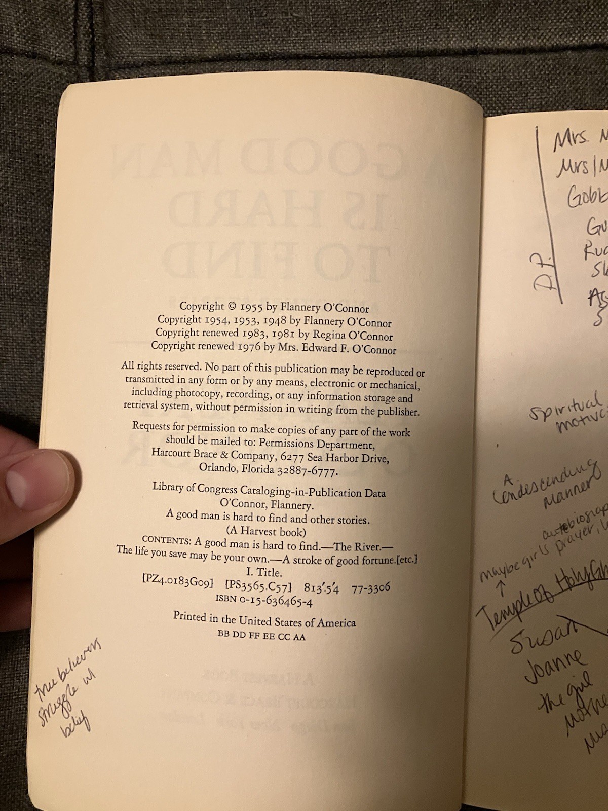 A Good Man Is Hard to Find and Other Stories by Flannery O’Connor (1976)