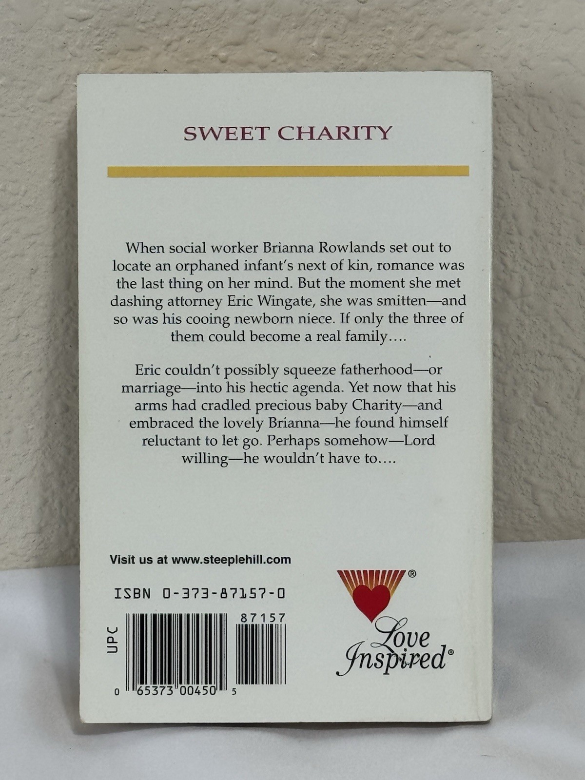 Steeple Hill Love Inspired Series Lot 4 Paperback Books