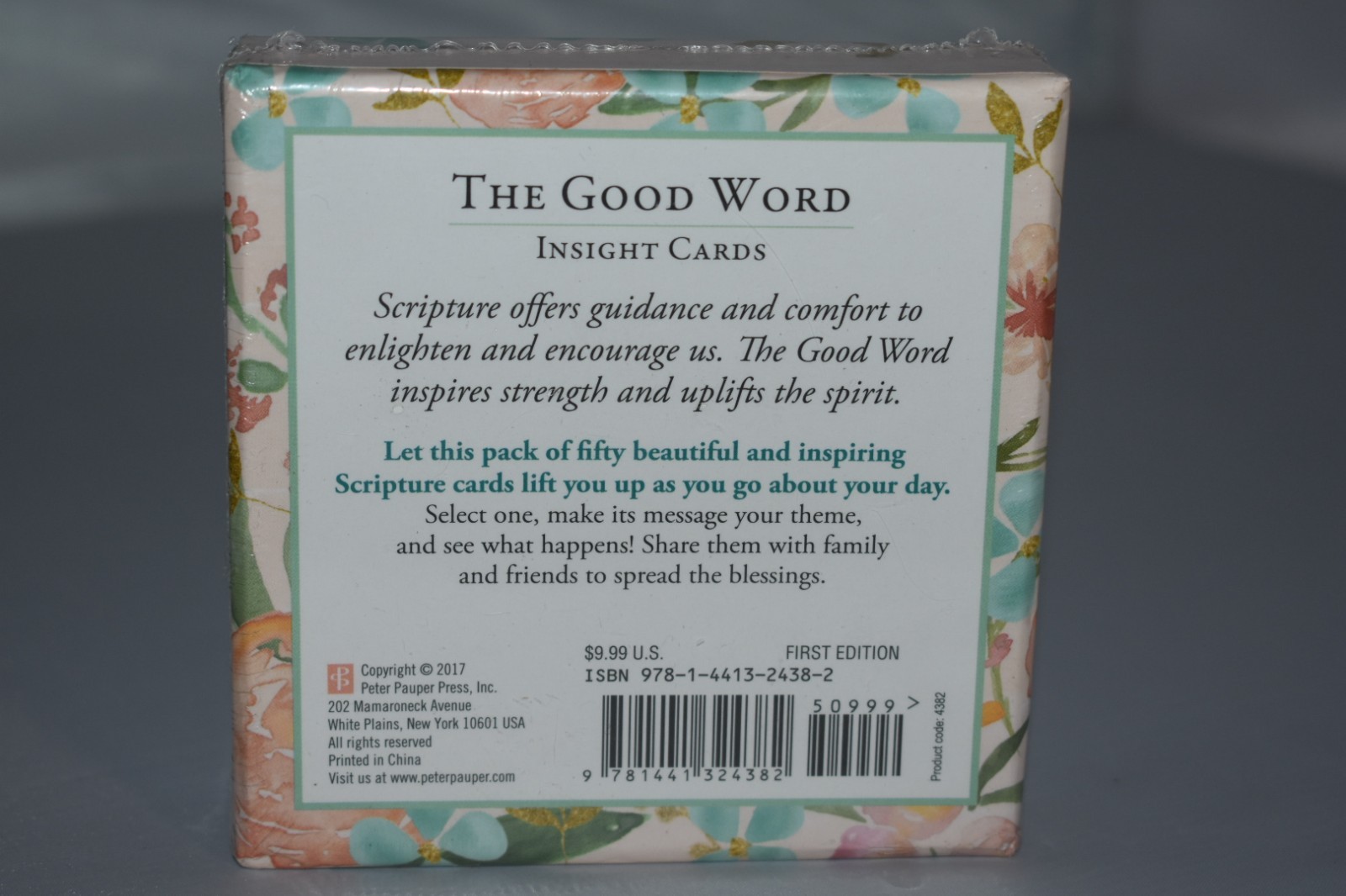 First Edition The Good Word Insight Cards Deck 50 Scripture Cards & Bible Verses