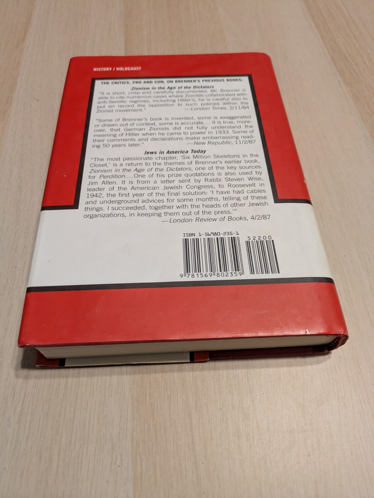 51 Documents : Zionist Collaboration with the Nazis by Lenni Brenner (2002,…