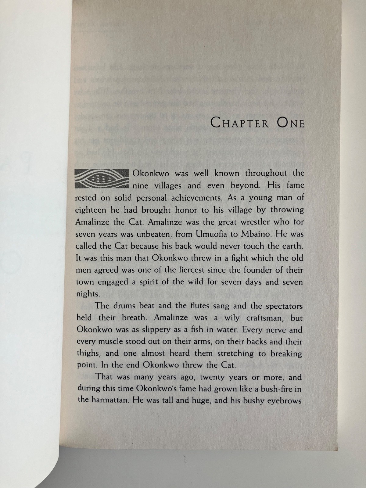 Things Fall Apart by Chinua Achebe, 1994 Paperback, Very Good+ Condition