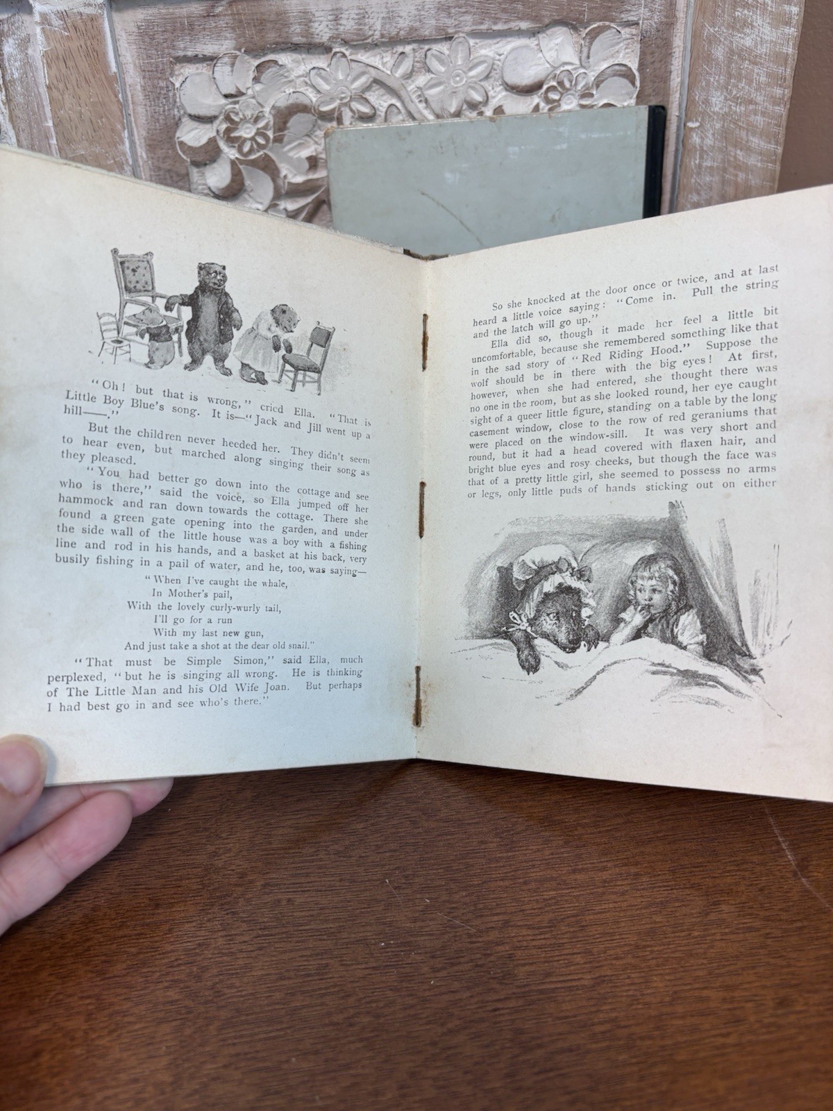 Two Antique Books by Ernest Nister at Nuremberg „A Sweet Story & Very Pretty“