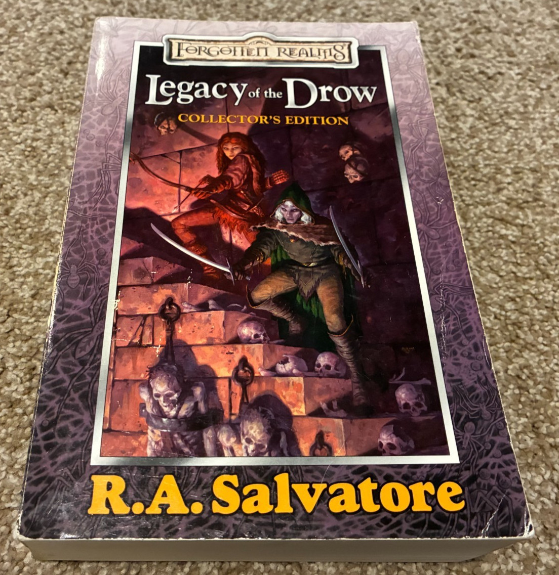 Legacy of the Drow – Collector’s Edition – R.A. Salvatore – RARE – Drizzt Series