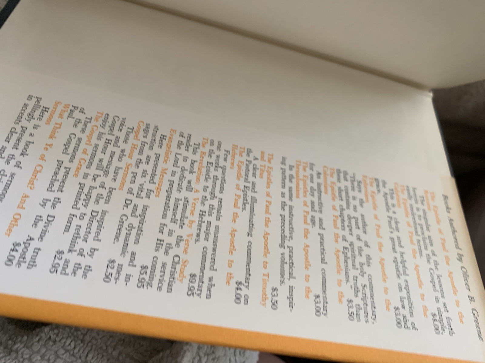 The Epistles of John by Oliver B. Greene
