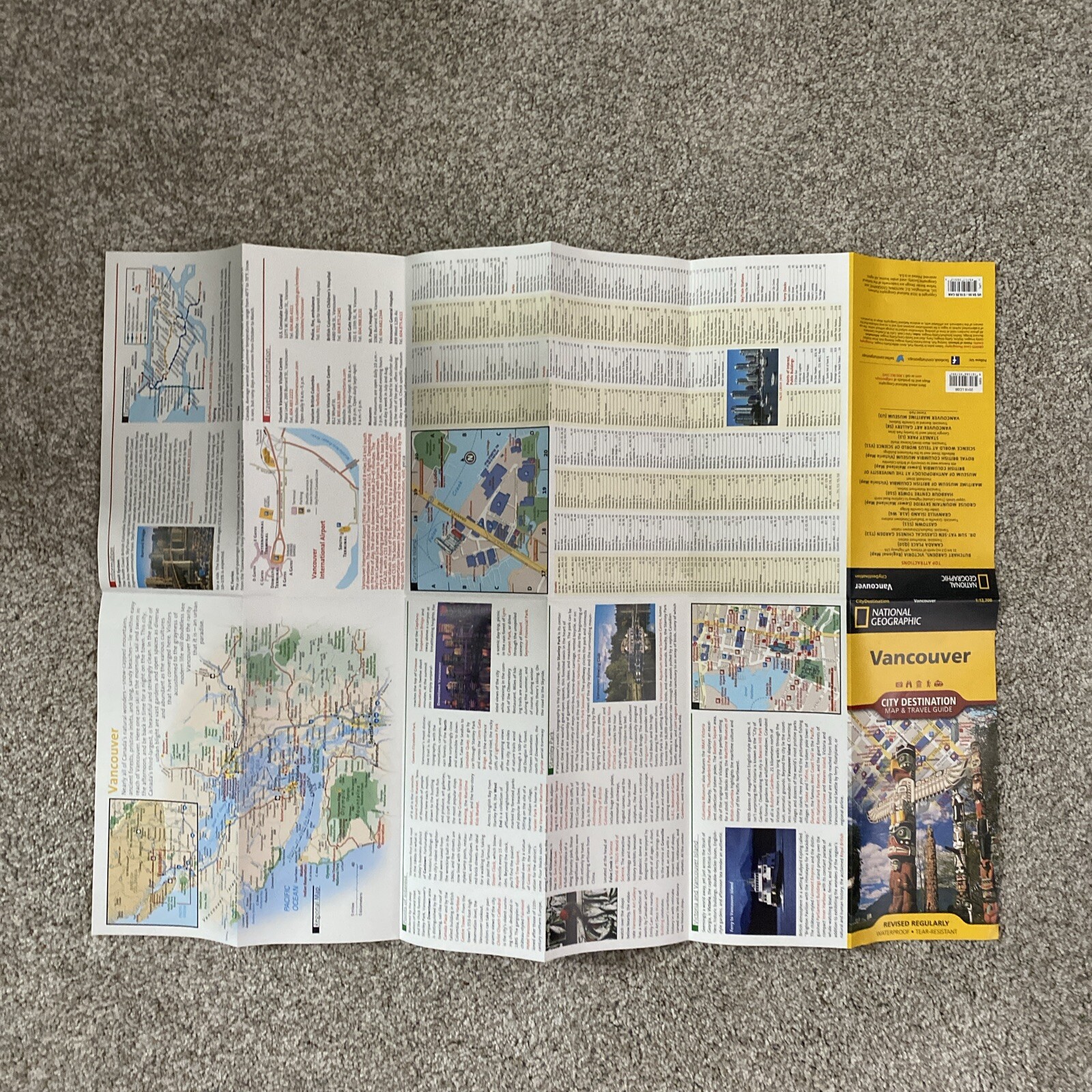 Vancouver by National Geographic Maps Staff (2018, Sheet Map, Folded)