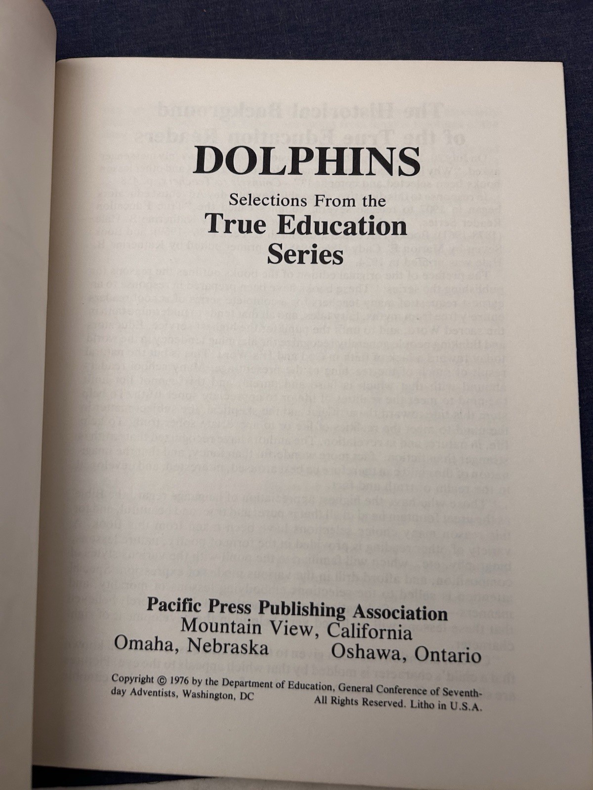 Lot 8 True Education Series Books Pacific Press SDA Seventh-day Adventist School