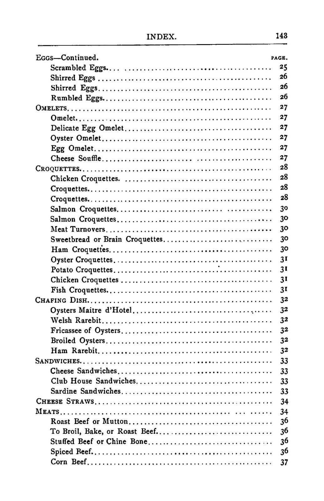 1902 The Columbia (Tennessee) Vintage Cook Book 154 Pages
