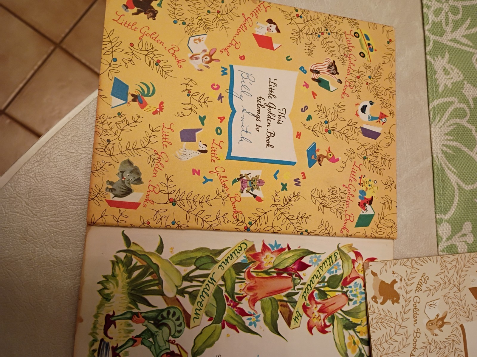 Lot Of 5 Vintage (70s) Little Golden Book Age 2-5 Hardcover