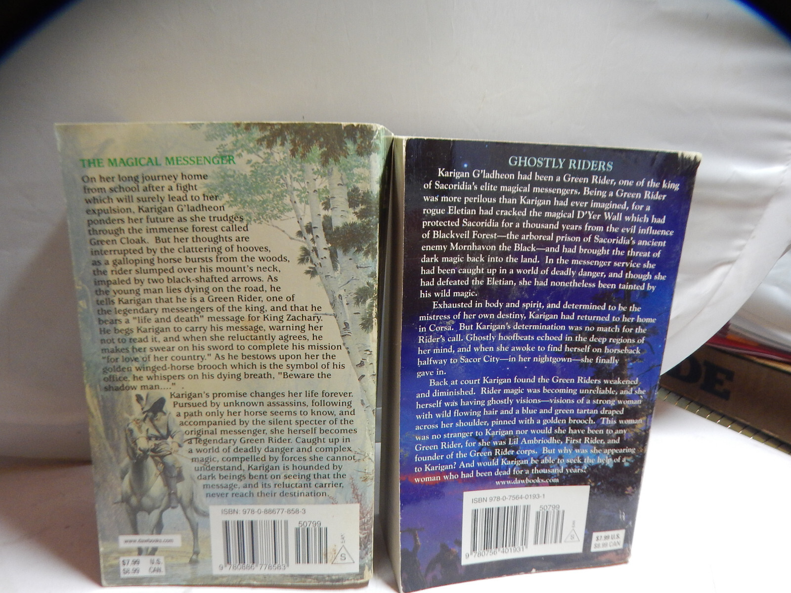 Kristen Britain Fantasy Books Green Rider Trilogy Complete 1 HCDJ & 2 PB