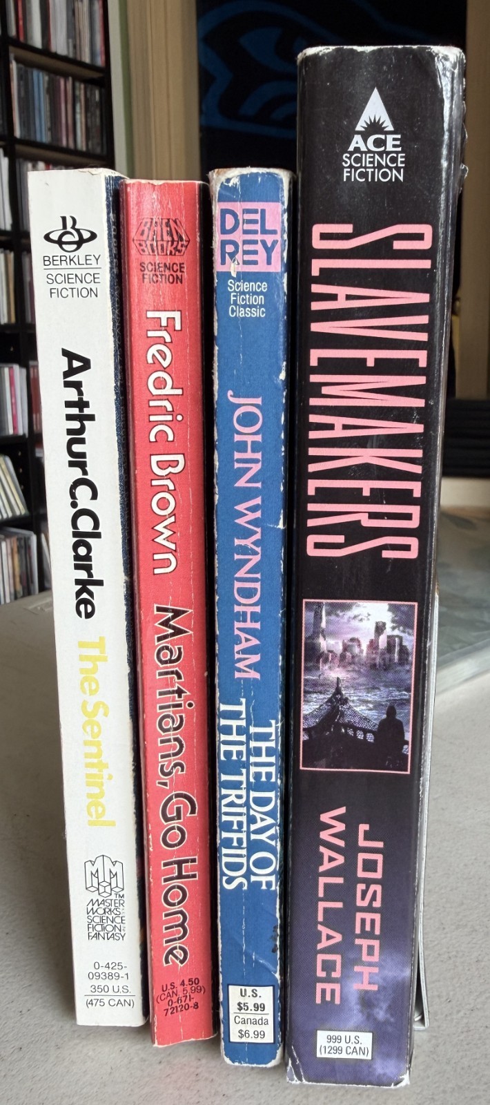 Iconic Sci-Fi Lot 4 Alien Invasion – Fredric Brown, AC Clarke, Wyndham, Wallace