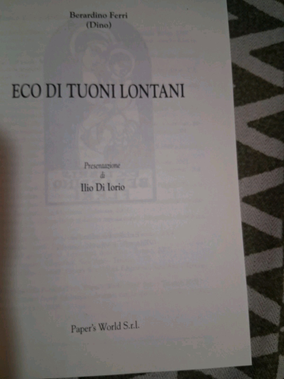 Lot Of 5 Italian Language Paperbacks Berardino Ferri Poem Books