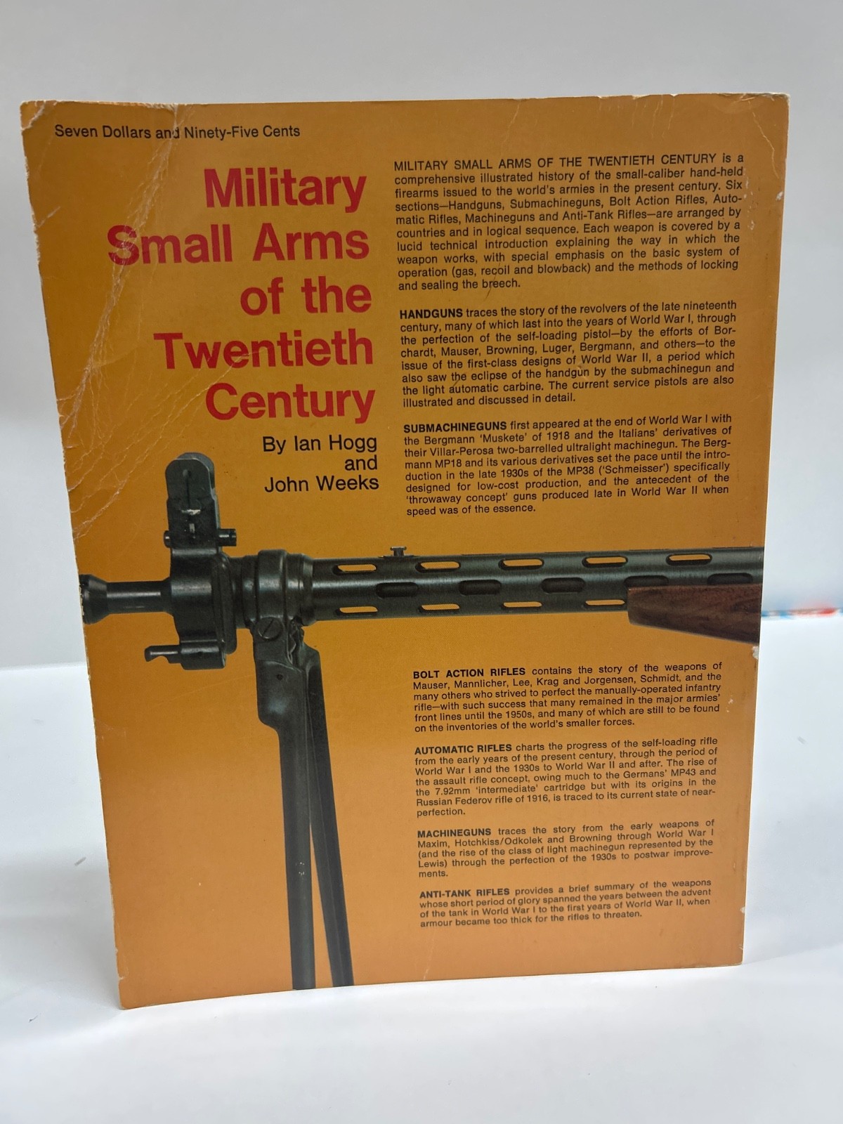 Vintage Firearms paperback book“Military Small Arms of 20th Century“ 1973