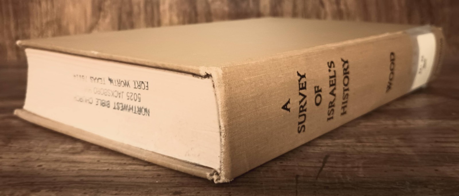 Survey of Israel’s History Leon Wood Zondervan 1970 First Edition Biblical Studi