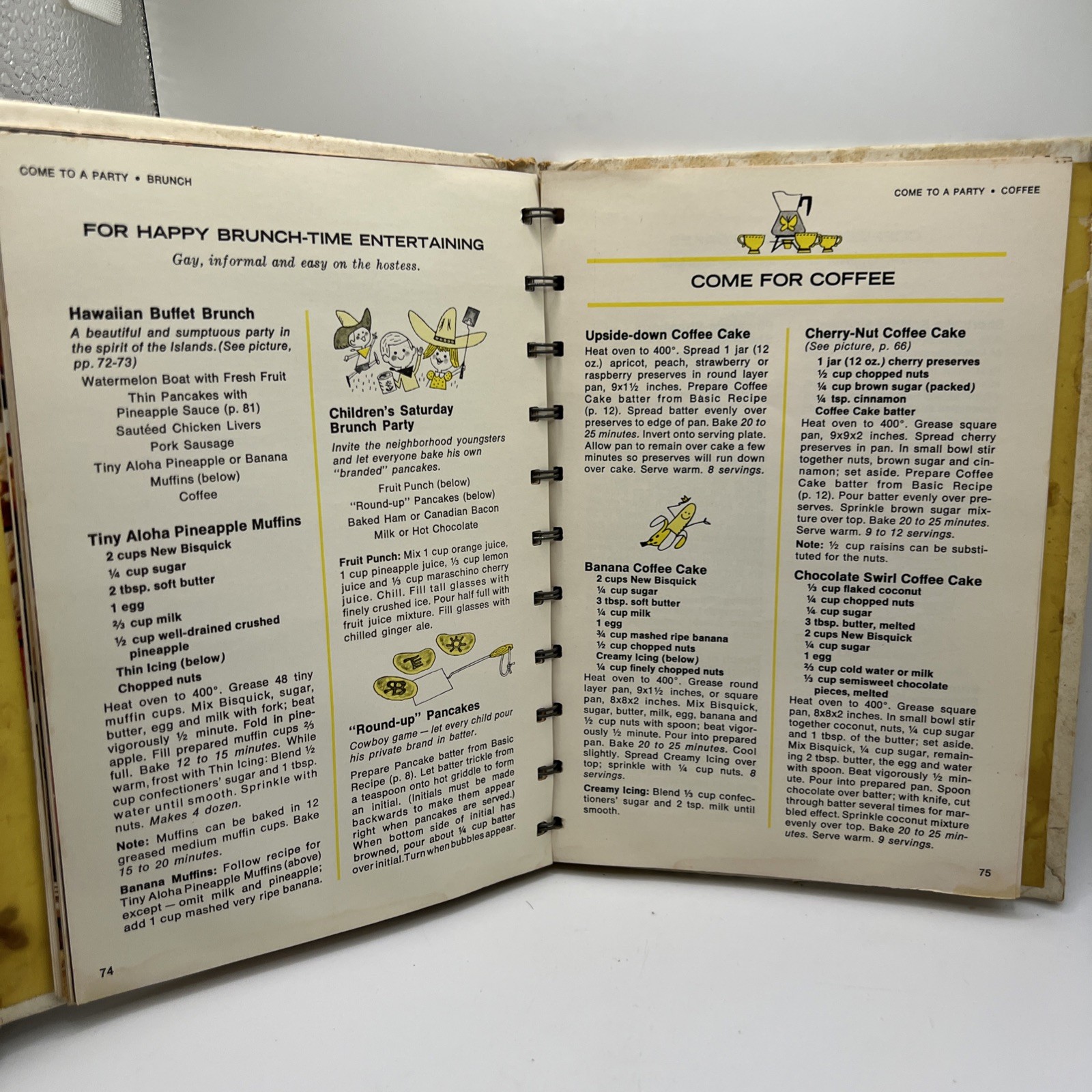 Vintage 1967 So Quick With New Bisquick Betty Crocker Spiral Bound Cookbook