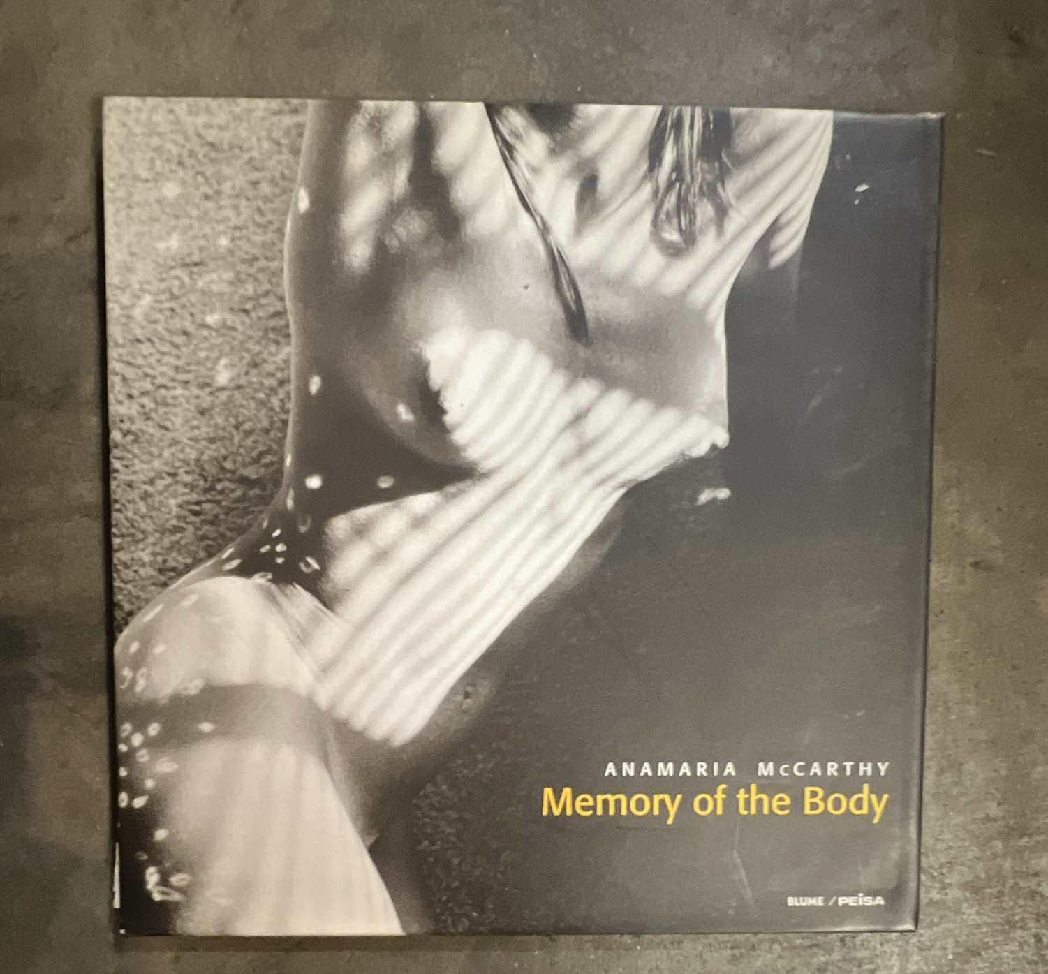 Anamaria McCarthy Memory of the Body Hardcover Illustrated Photo Book First Ed