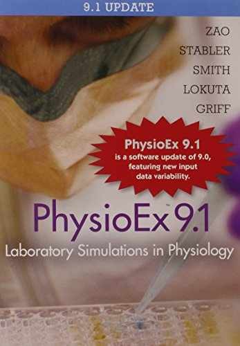 PhysioEx 9. 1 CD-ROM – CD-ROM, by Peter Stabler Timothy – Very Good c