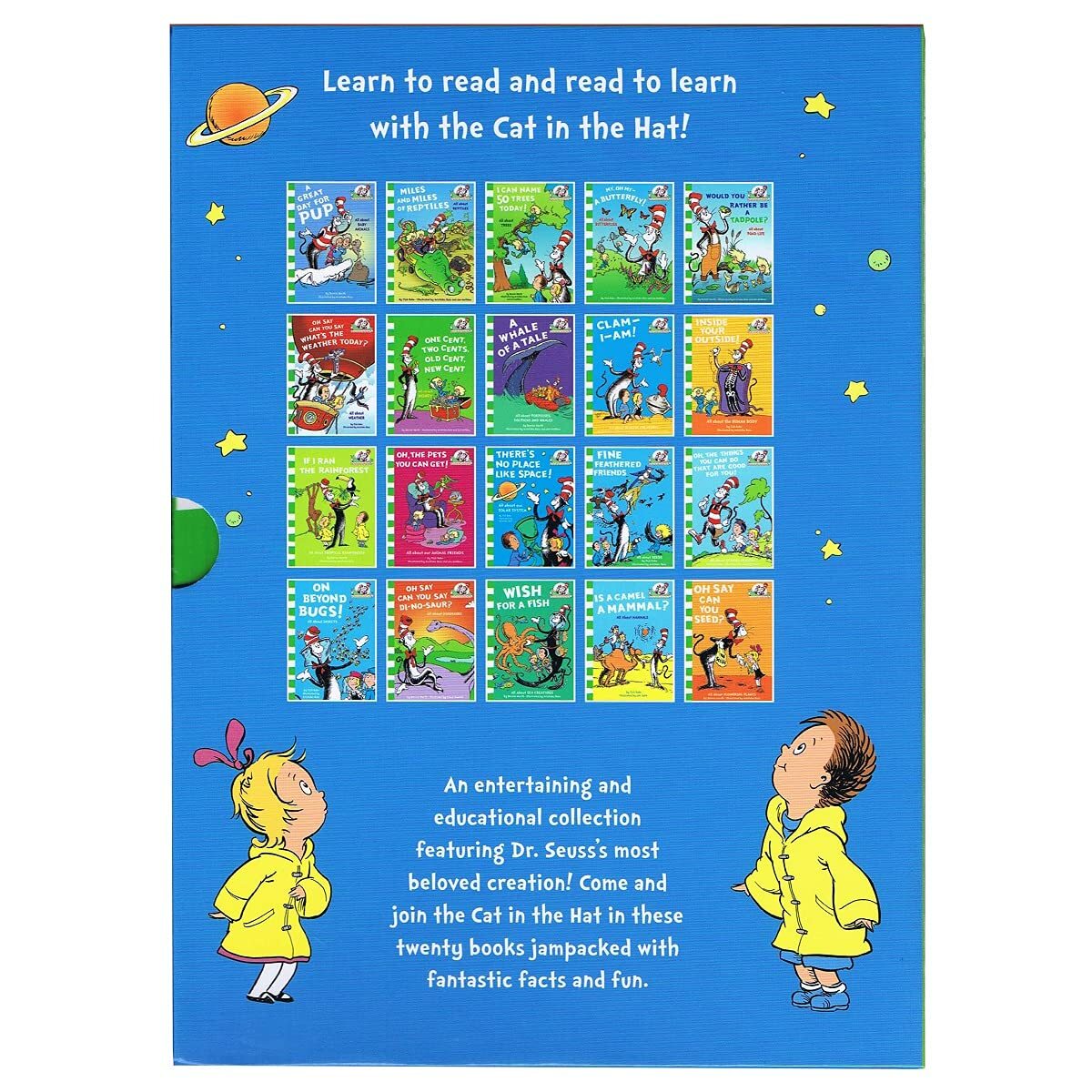 The Cat In The Hats Learning Library 20 Books Boxset By Dr. Seuss NEW Paperback
