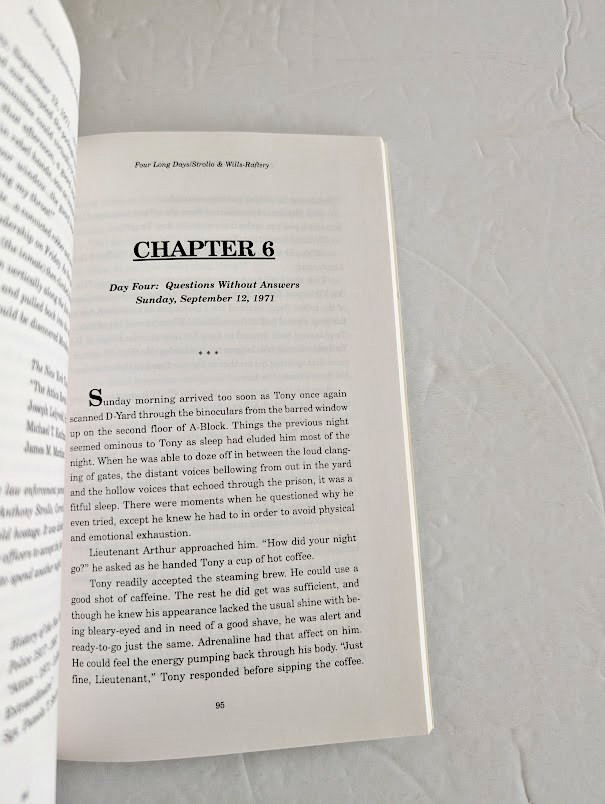 Four Long Days: Return to Attica by Anthony R Strollo / Dorothy Wills-Raftery GC