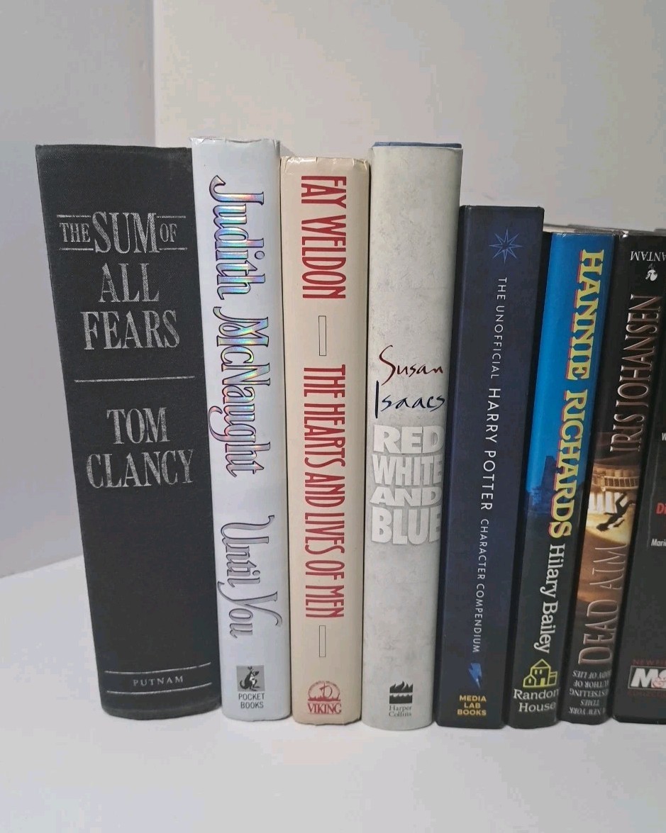 Lot of 15 Hardcover Books Miscellaneous Books Mystery, Romance, Adventure