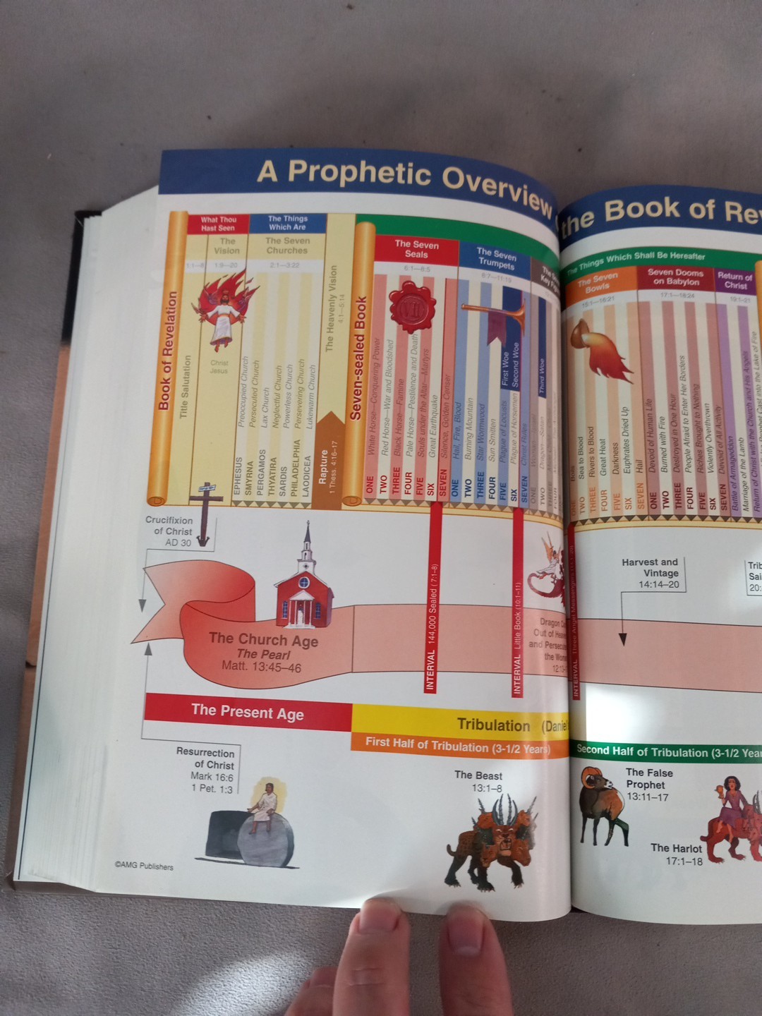 Prophecy Study Bible KJV Tim LaHaye 2000 Hardcover