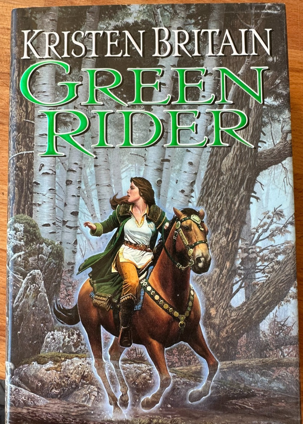 Green Rider by Kristen Britain hard cover mint condition 1st edition 1999