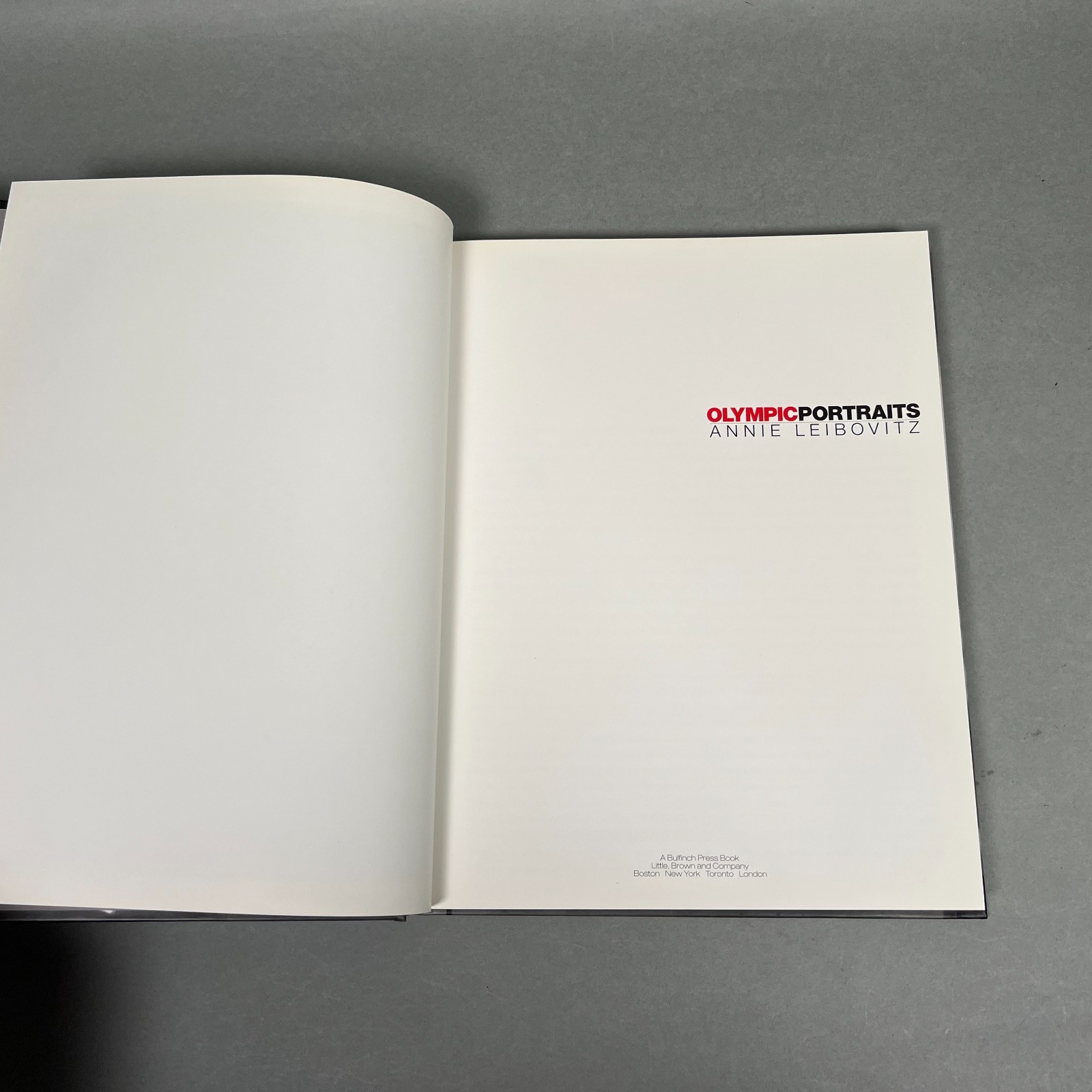 Annie Leibovitz Olympic Portraits USA 1996 FIRST Edition HC Book VERY GOOD