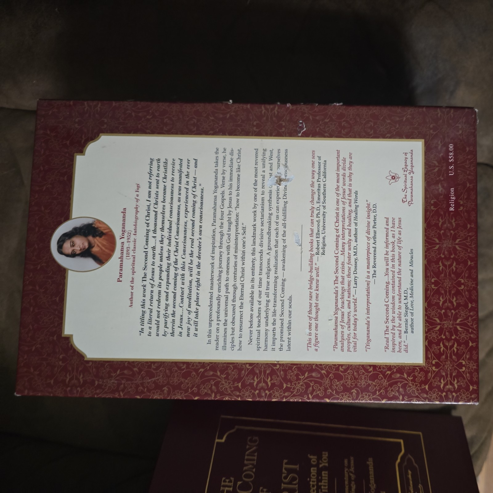 The Second Coming Of Christ Volume I & II Yogananda Paramahansa Boxed Set