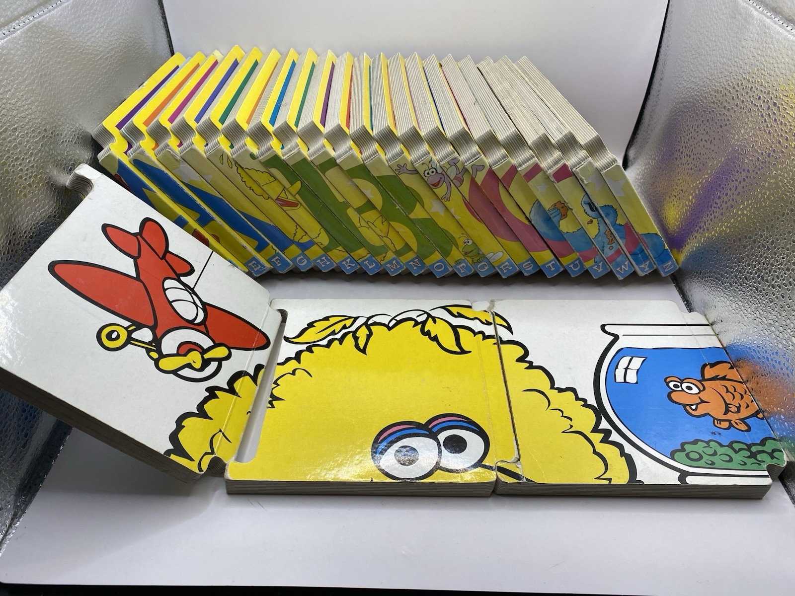 Sesame Street ABC Book Set Interlocking Individual Letter READ