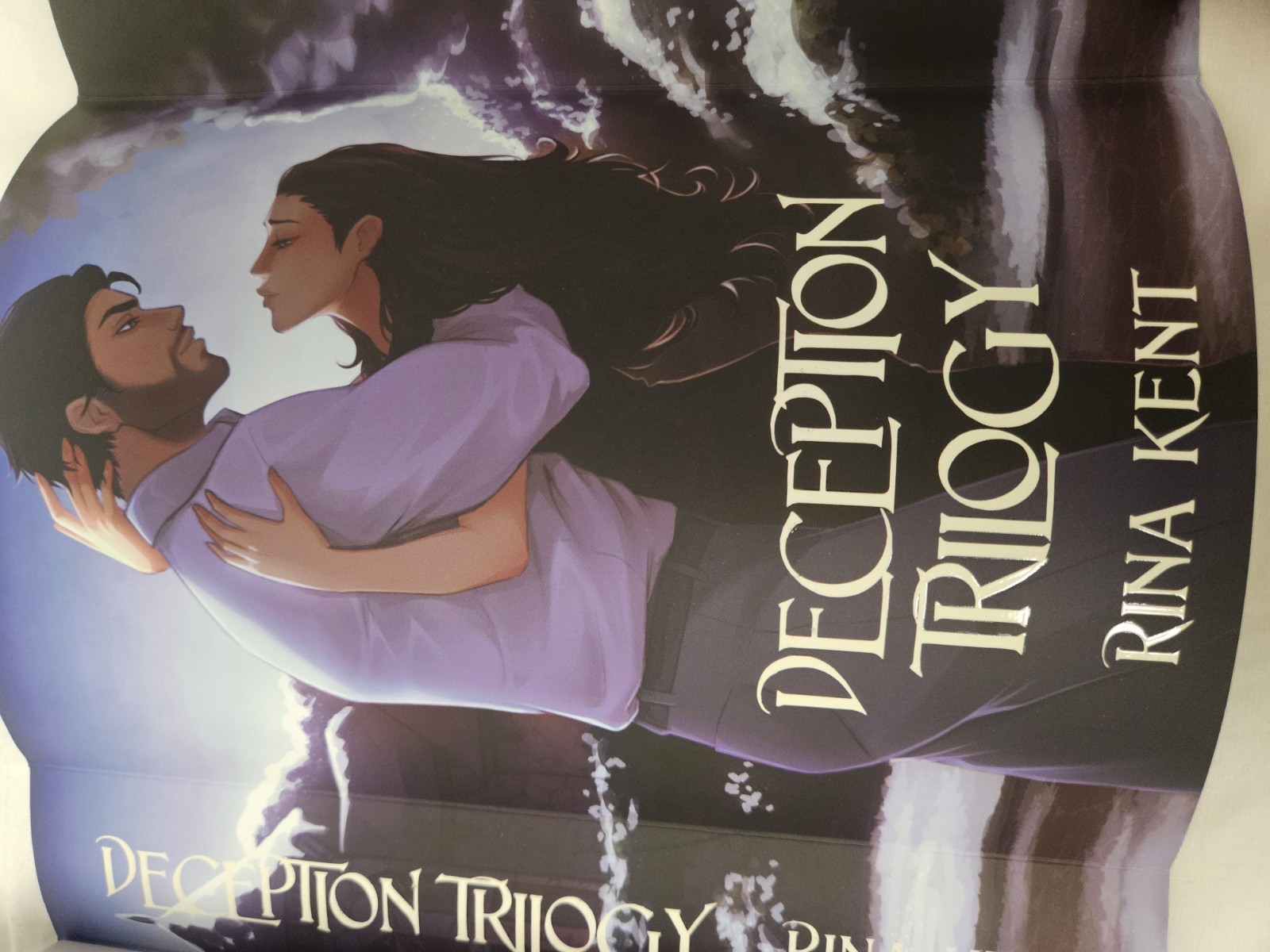 Books For Days Crate Rina Kent Deception Trilogy Hardcover & Case Red Edges