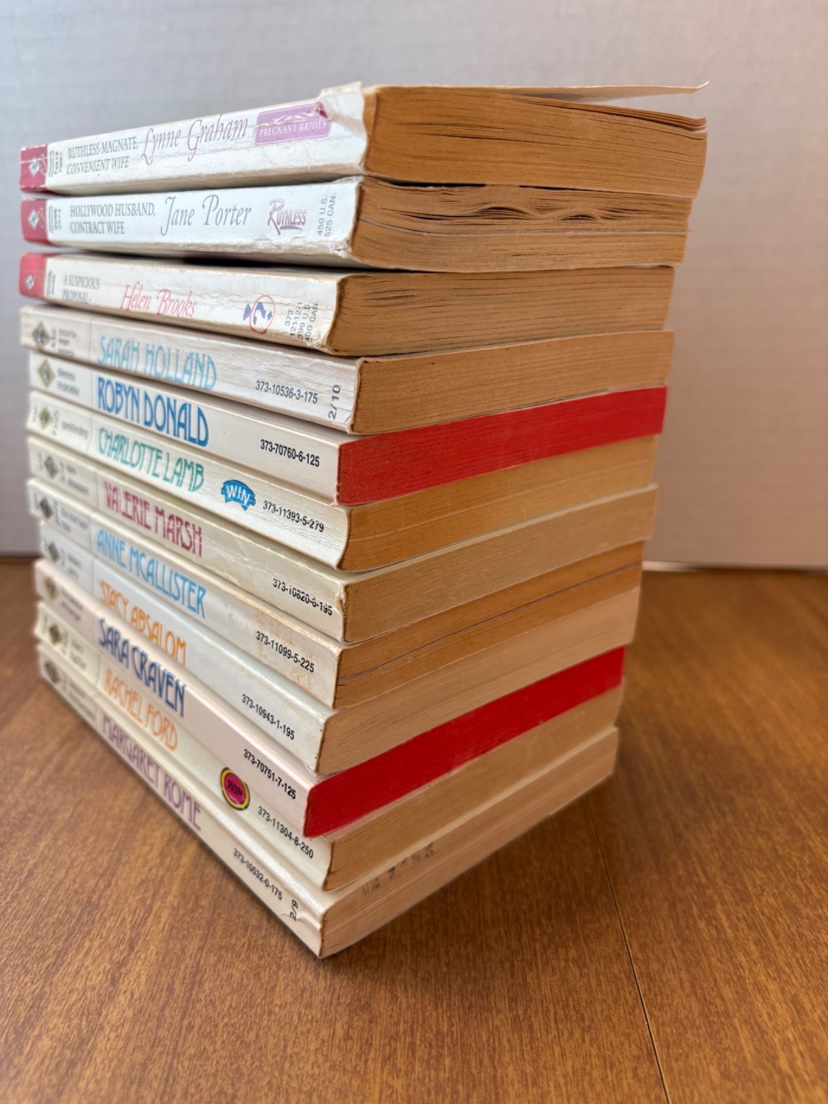 Harlequin Presents Romance Lot of 12 Paperback (See Photos for Titles)