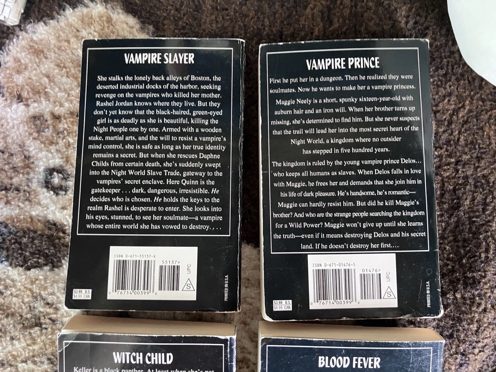 *4 NIGHT WORLD Witchlight & Huntress +++ 1st PRINTS L J Smith YA Horror PB Arch