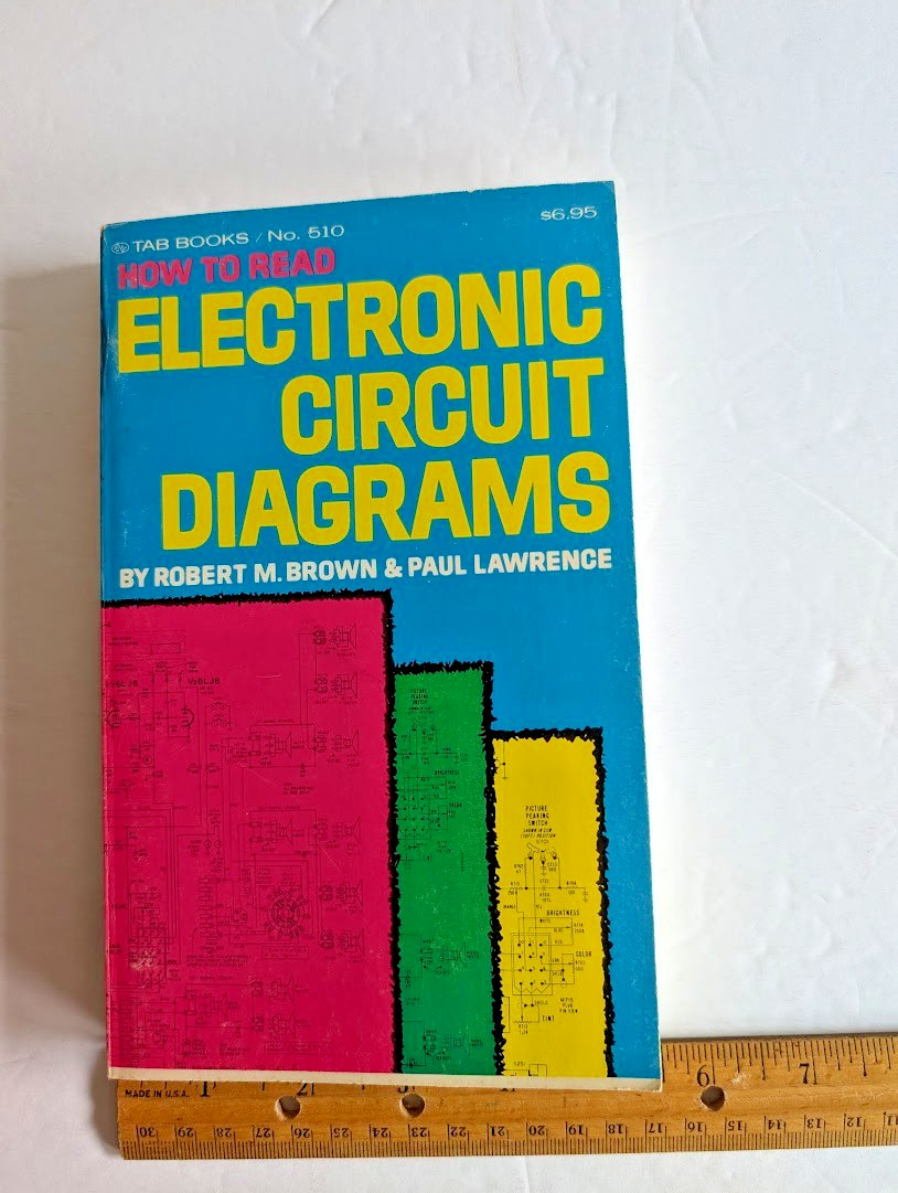 How to Read Electronic Circuit Diagrams Tab Books No. 510 1st ed. 1970 PB VGC+
