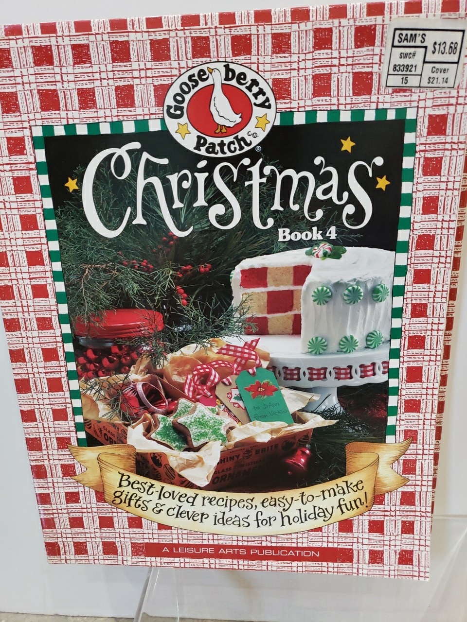 Lot of 5 Gooseberry Patch Christmas Holidays Cookbooks Crafts Book 1,2,3,4,6 EUC