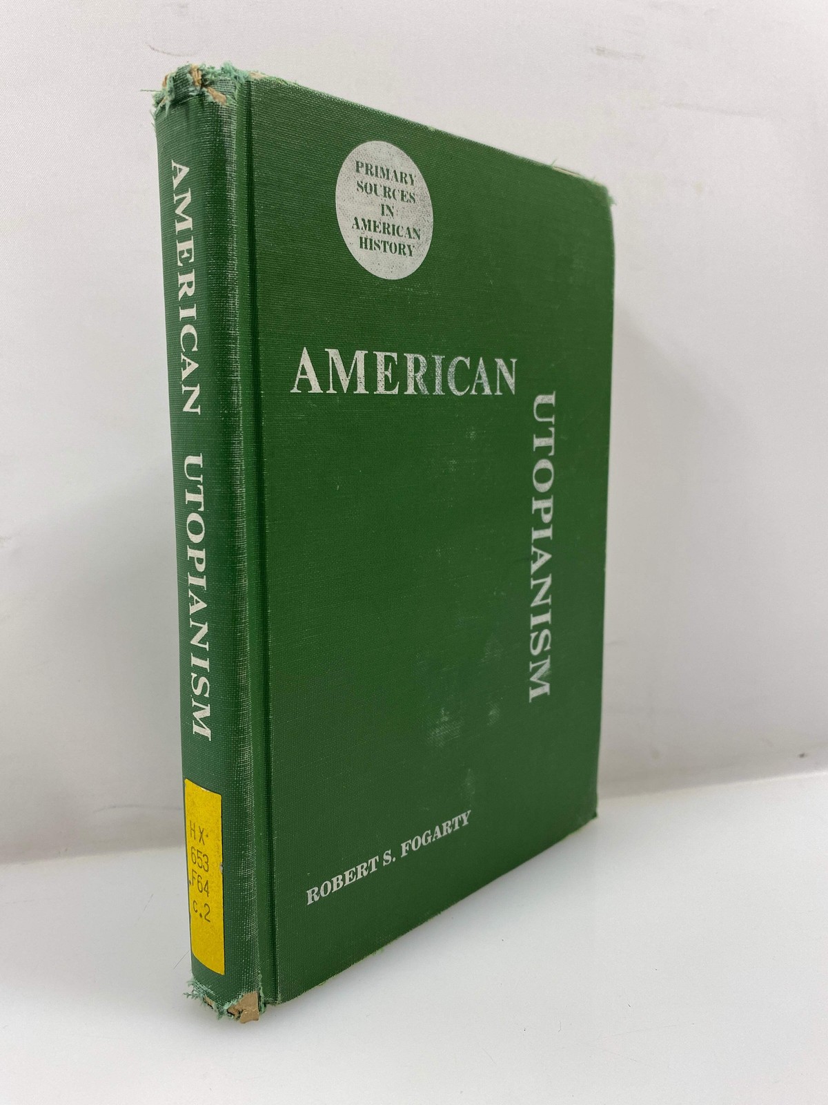 American Utopianism by Fogarty Ex-library 1972 HC