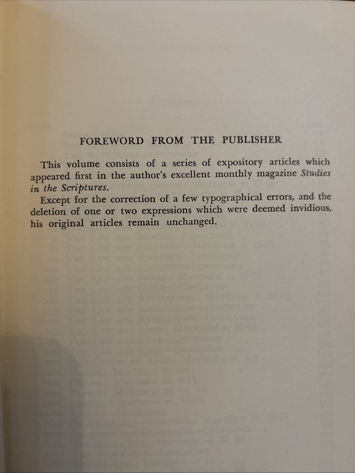 An Exposition Of The Sermon On The Mount by Arthur W. Pink HCDJ Good Condition