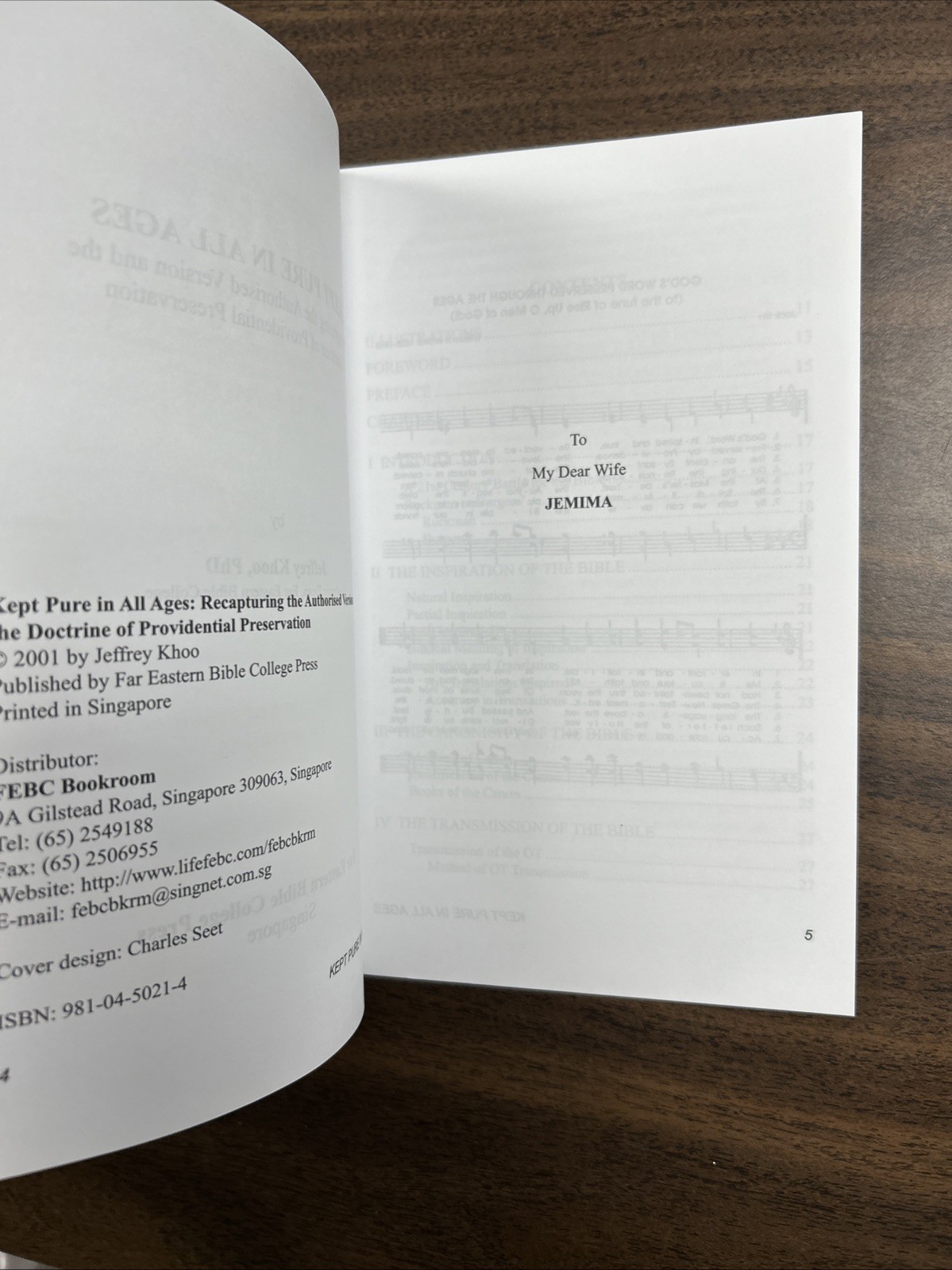 Kept Pure In All Ages: Recapturing the Authorised Version and the Doctrine
