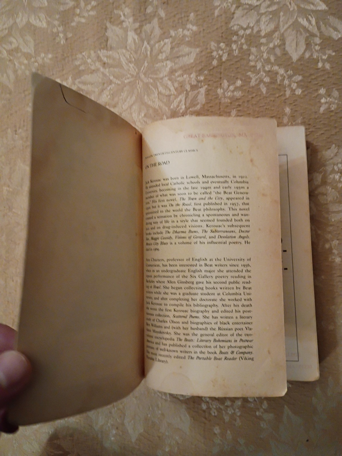 1991 On The Road Jack Kerouac Penguin Twentieth Century Classics Ex-Library Book