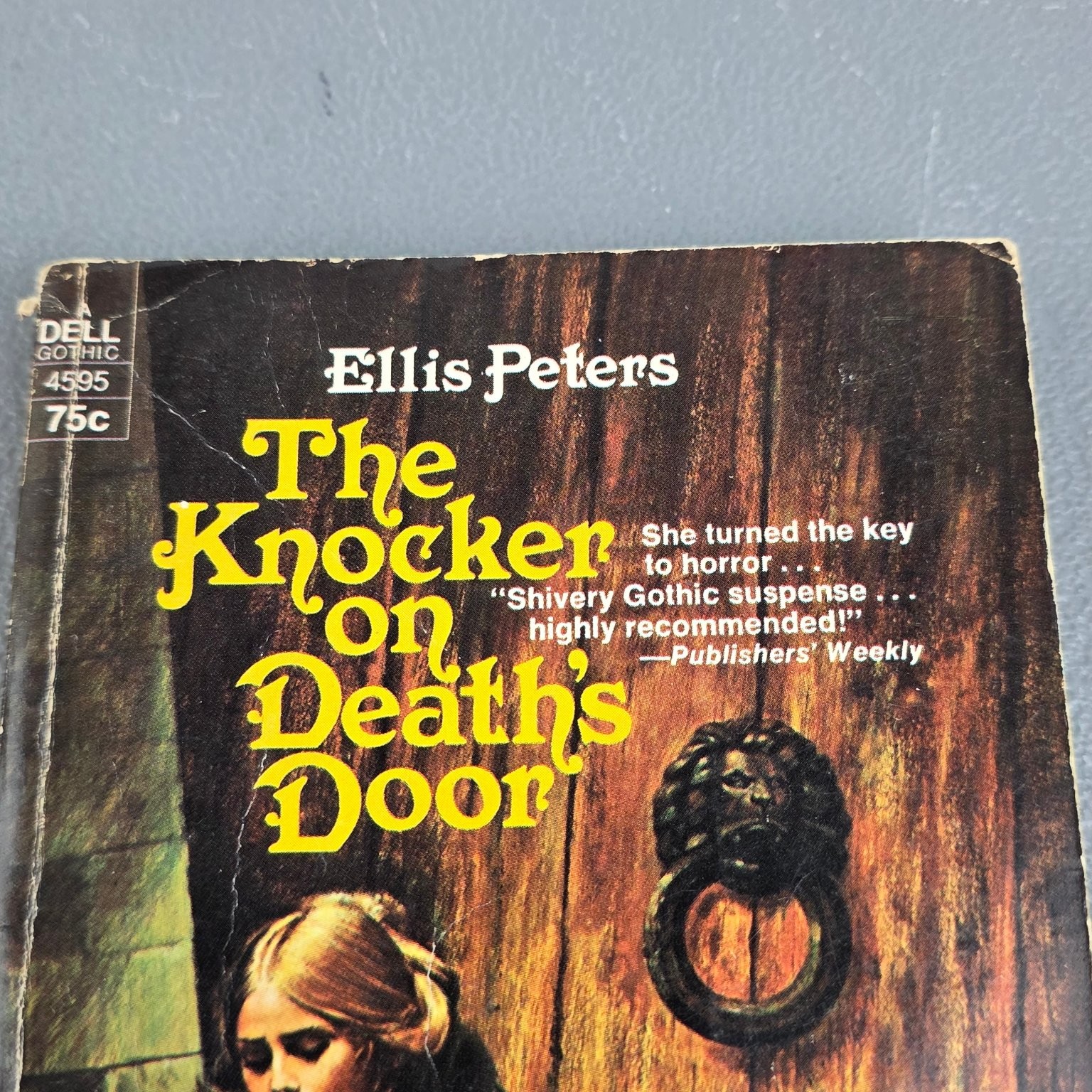 Knocker on Death’s Door Ellis Peters 1972 1st Dell Printing Gothic Mystery Dell