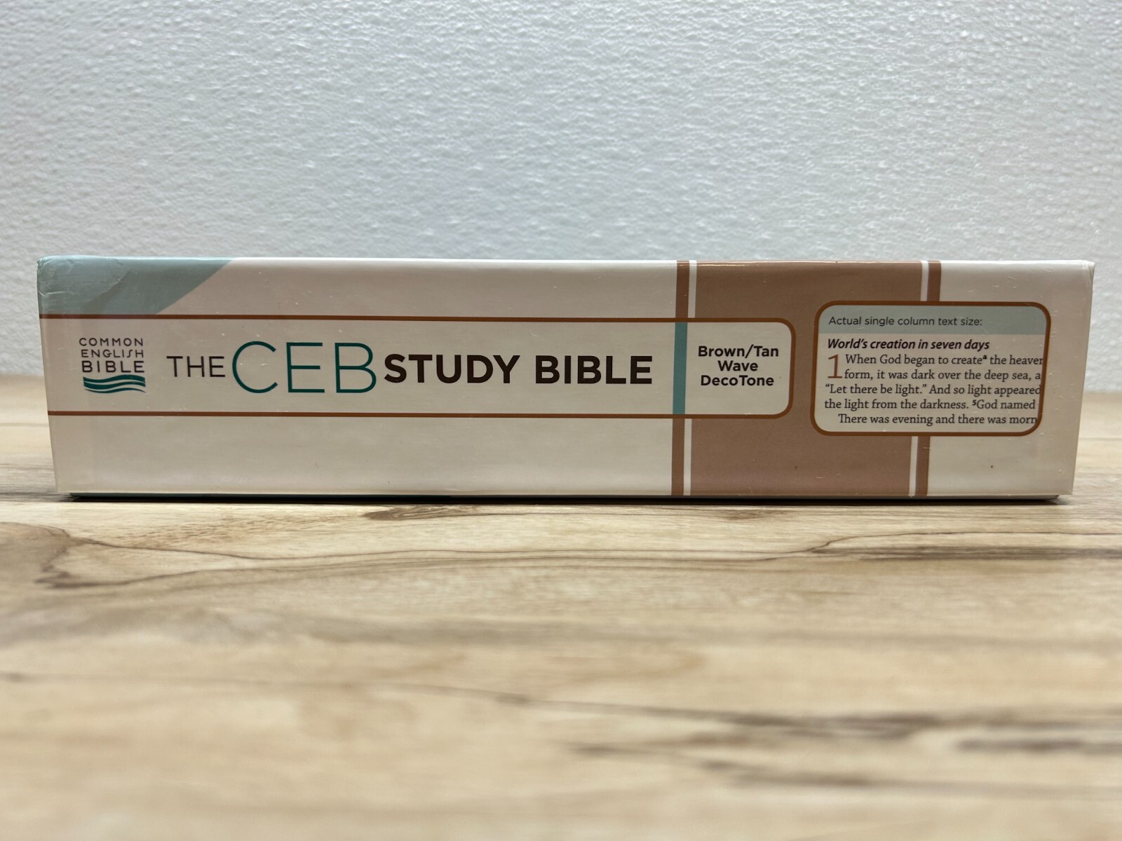 2013 The Common English Study Bible Hard Cover Luxury Edition With 21 Color Maps