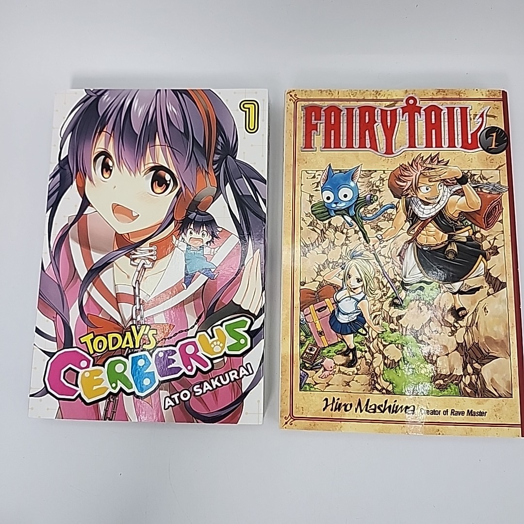 Anime Books Lot Of 7 Mixed Titles – Manga Books (6) Vol. #1 and (1) Vol. #5