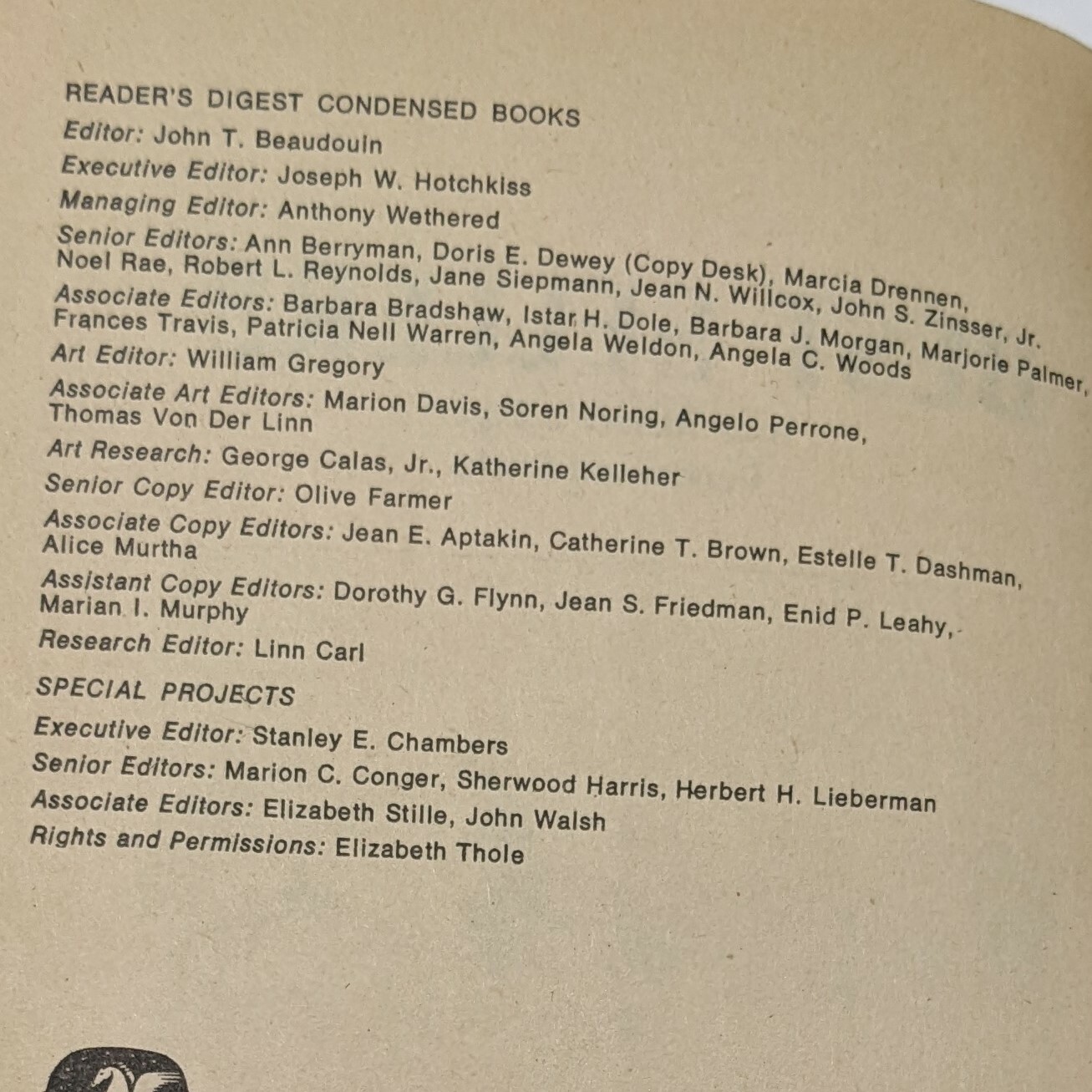 1976 Readers Digest Condensed Books -The Money Changers & Our John Willie