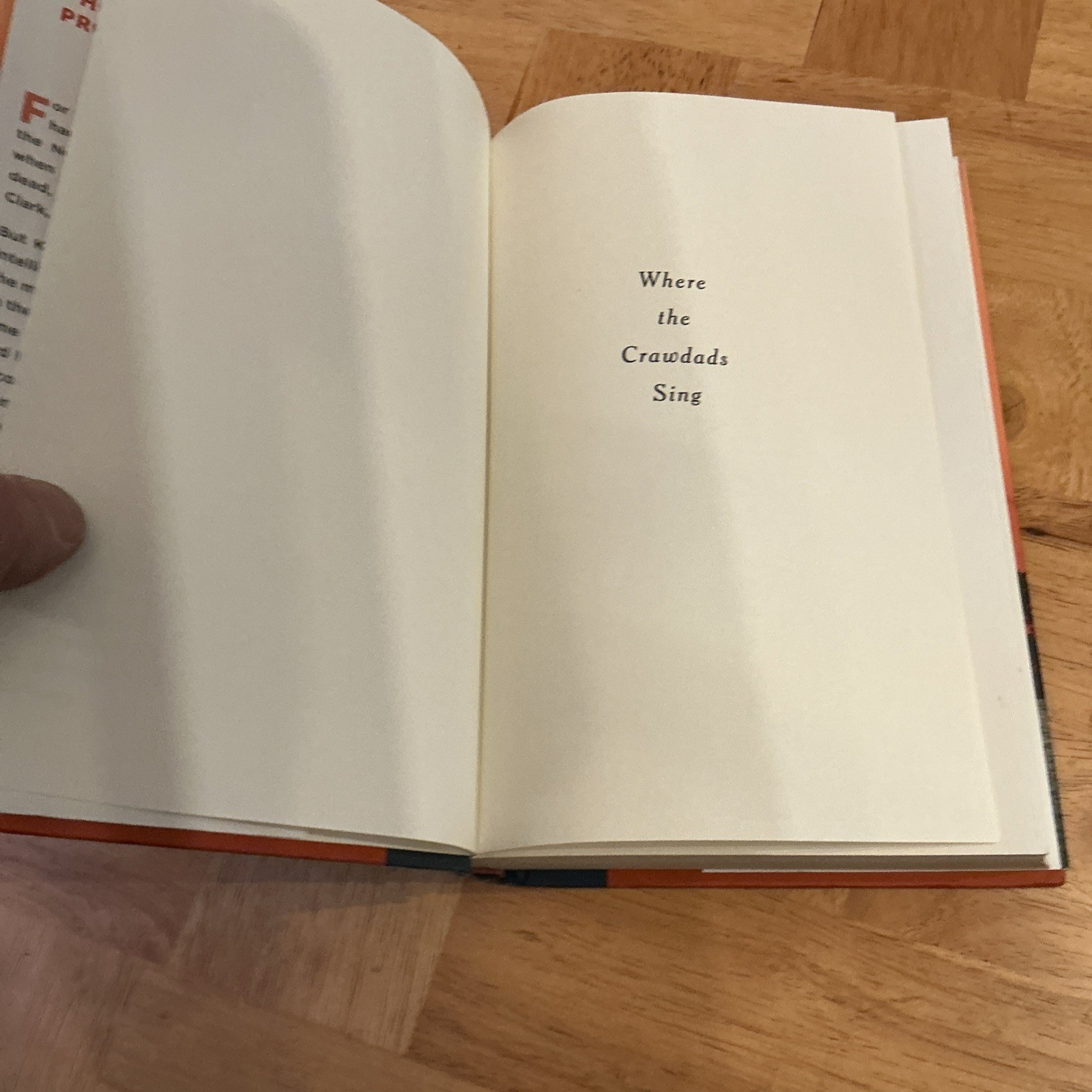 Where the Crawdads Sing – Hardcover By Owens, Delia – Like New