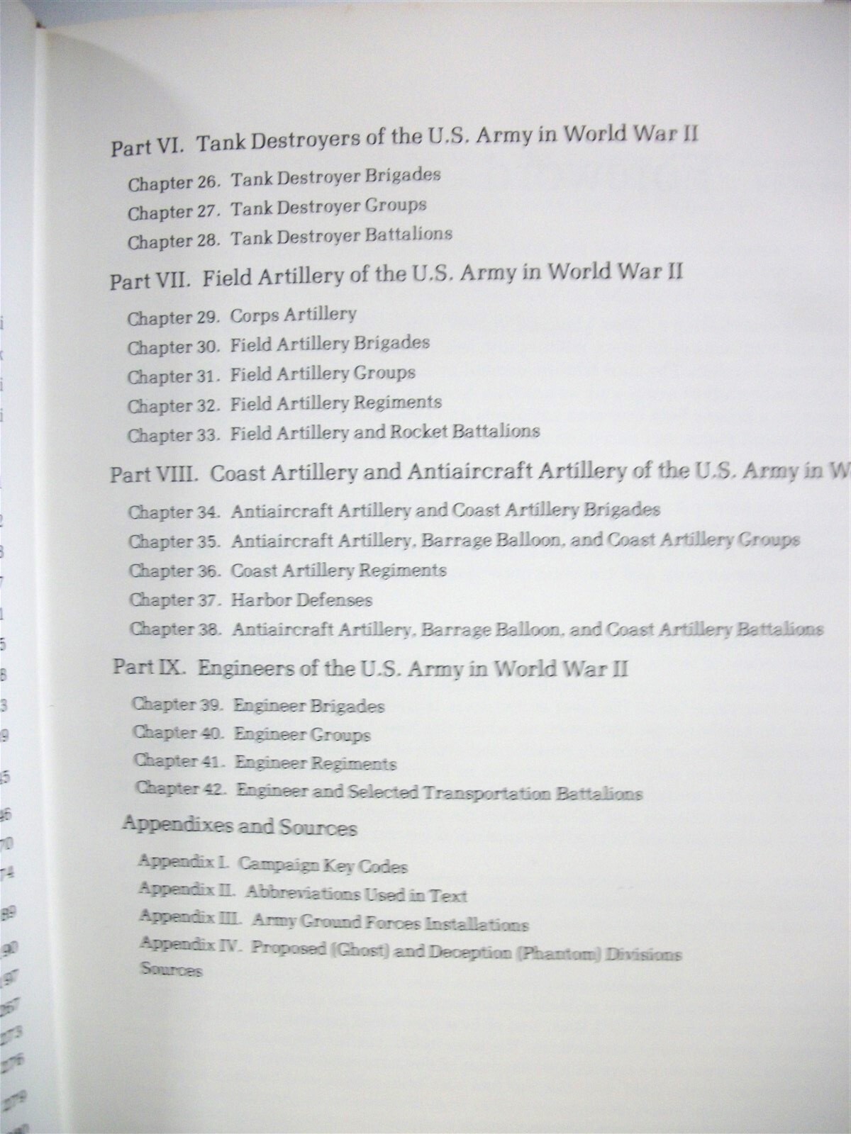Order of Battle: U. S. Army, World War II by Shelby L. Stanton 1984 HC 648 Pages