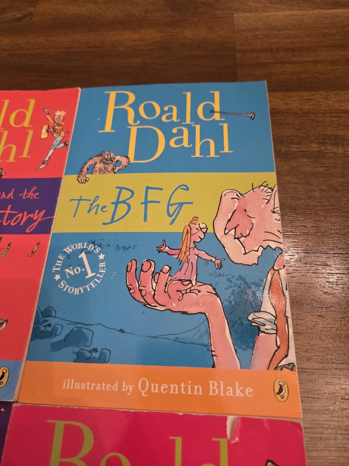 Lot of 6 Roald Dahl Paperback Books Matilda Charlie and Chocolate Factory BFG