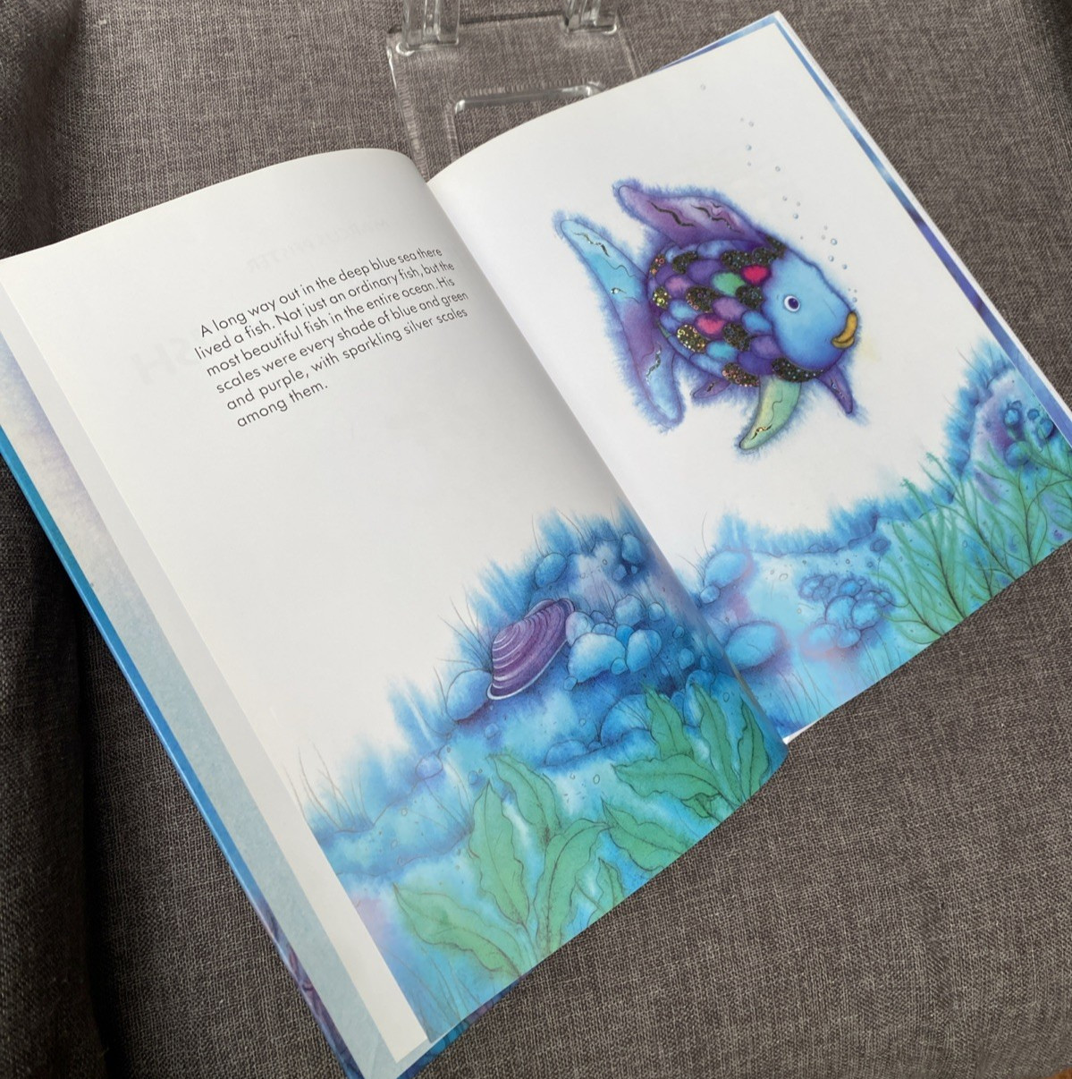 SIGNED The Rainbow Fish by Marcus Pfister Hardcover „For Danielle“ 1992