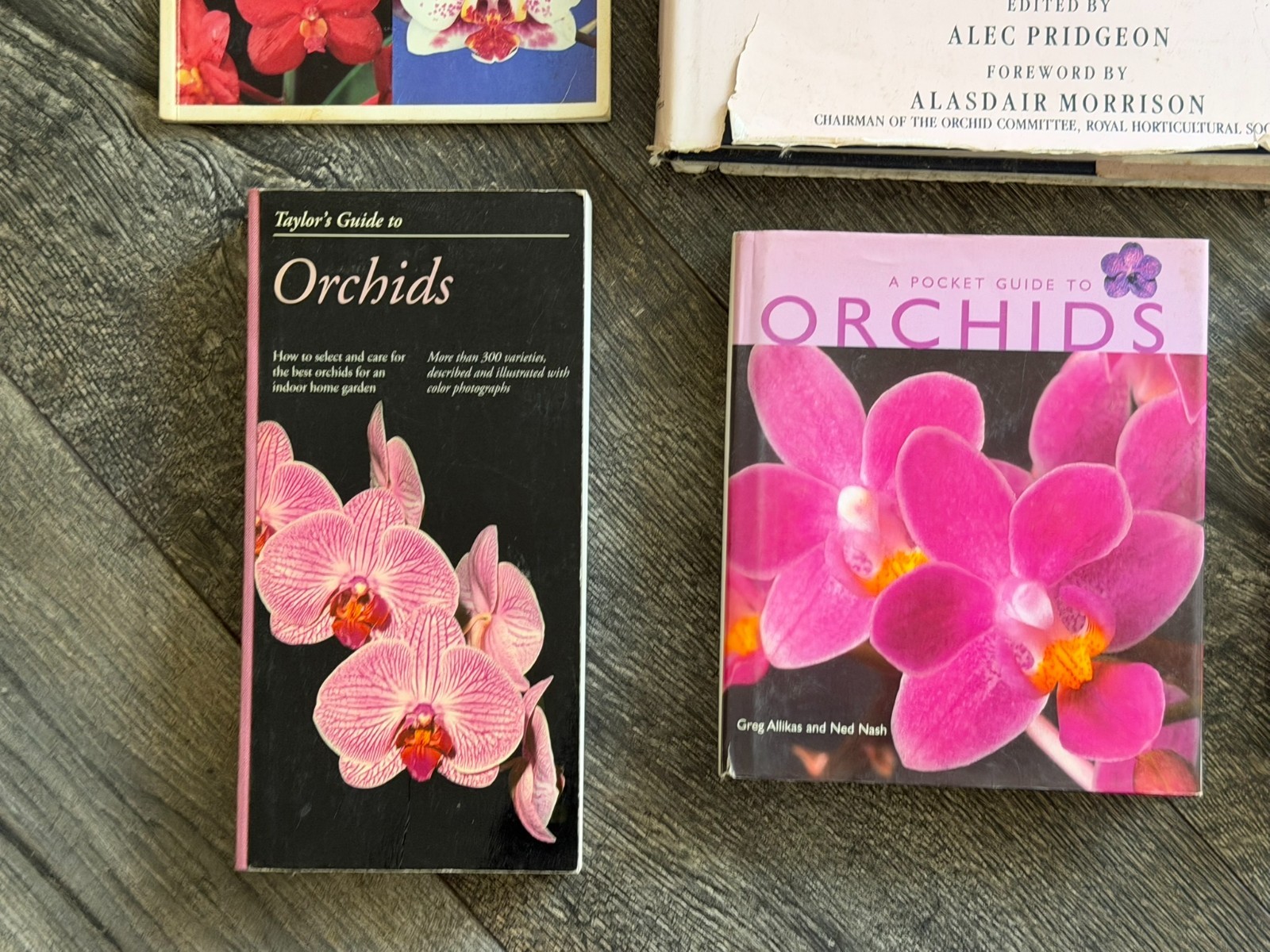 ORCHID Book 8pc Lot Field Guide Hardcover Softcover Gardening Flowers Floristry